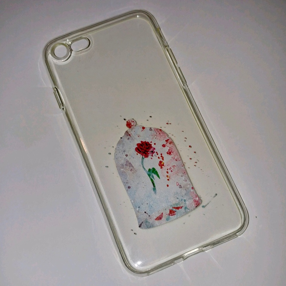 iPhone 7 silicone case - Beauty and the Beast